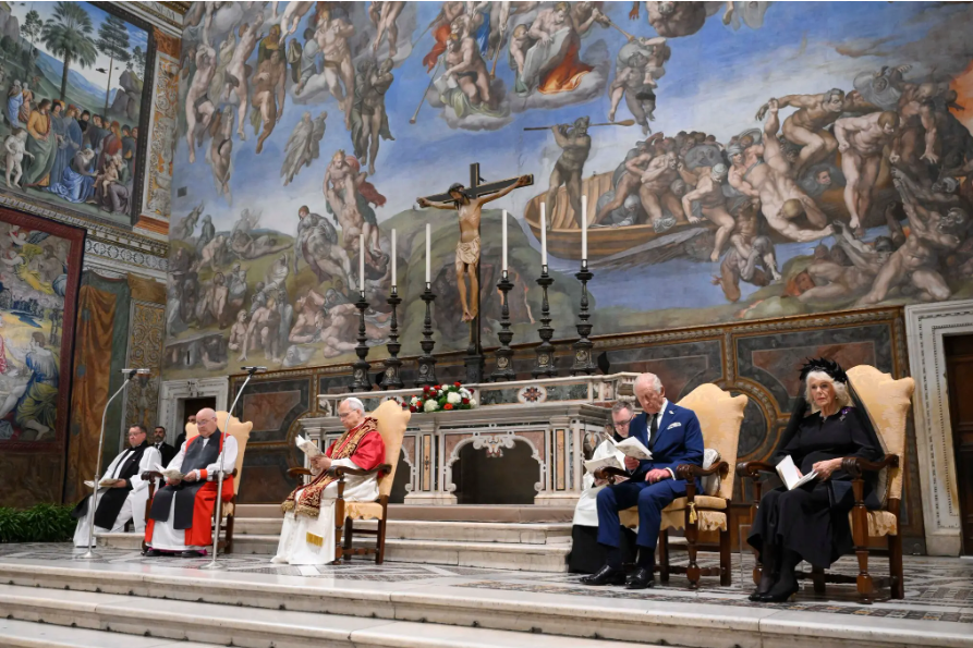 Histórica oración ecuménica del Papa y los Reyes del Reino Unido