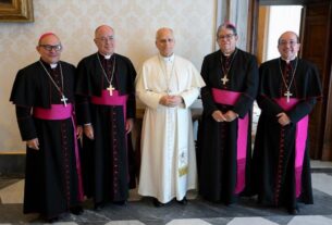 El papa León XIV recibe en Audiencia Privada a la directiva de la Conferencia Episcopal Venezolana