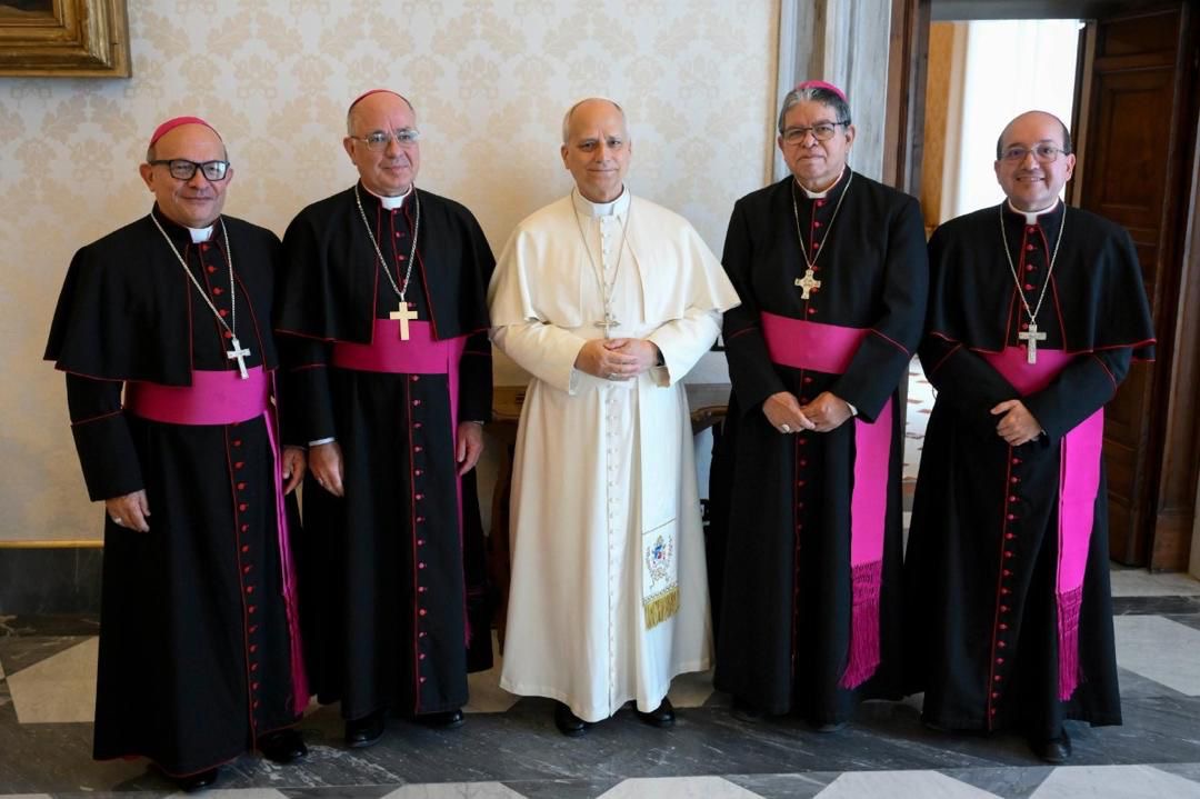 El papa León XIV recibe en Audiencia Privada a la directiva de la Conferencia Episcopal Venezolana