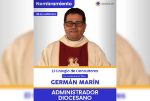 Pbro. Germán Marín es elegido Administrador Diocesano de El Vigía – San Carlos del Zulia